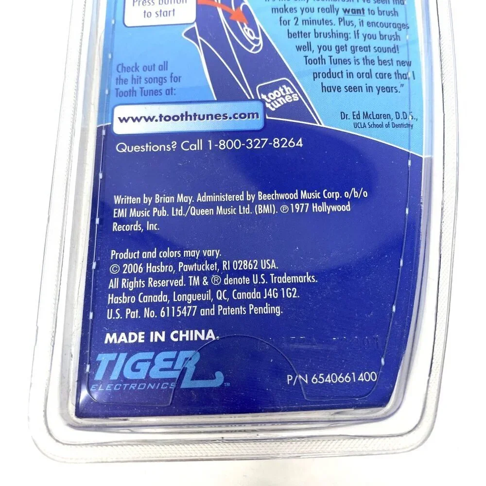 Tiger Tooth Tunes Music In Your Mouth Queen's We Will Rock You Rare Vintage